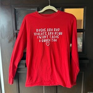 Red Long Sleeve Shirt